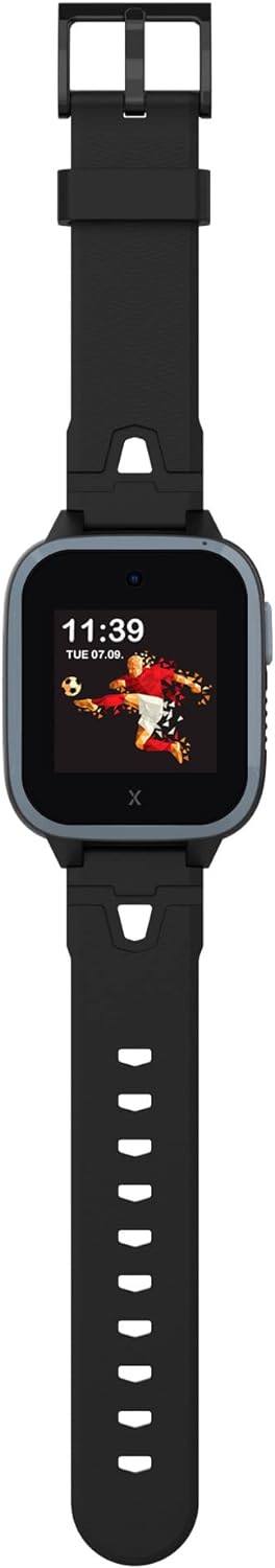 XPLORA XGO 3 - Watch Phone for Children (4G) - Calls, Messages, Kids School Mode, SOS Function, GPS Location, Camera and Pedometer – (Subscription Required) (Black)