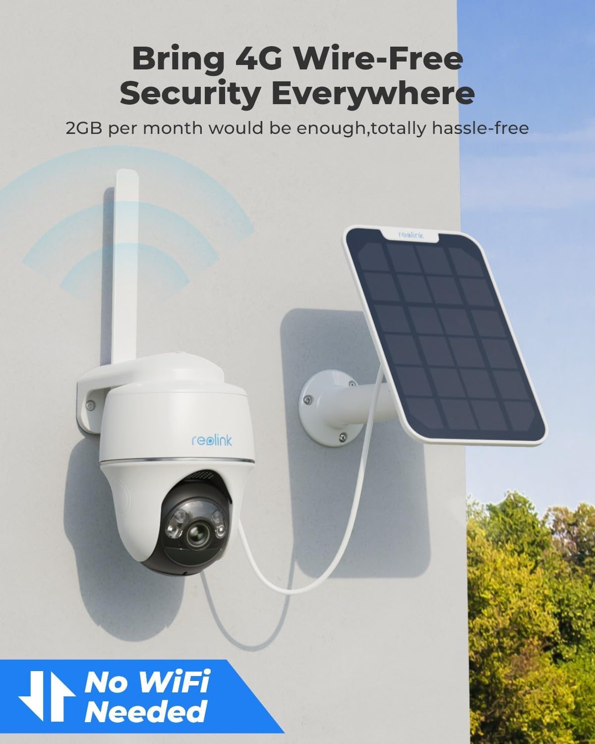 Reolink Wire-Free Security Camera Remote Directional Control