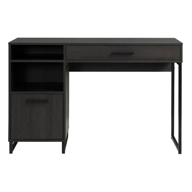 Computer Desk with Storage, Mainstays , Espresso Finish